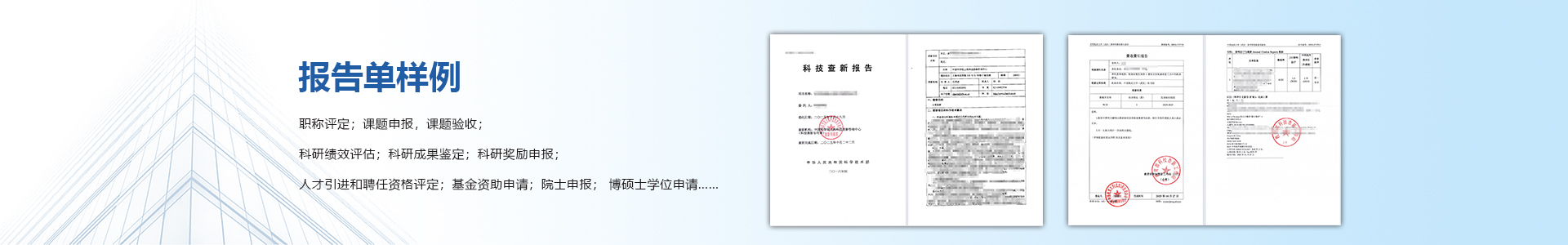 报告单样例